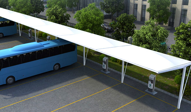 7字型车棚 CP7005