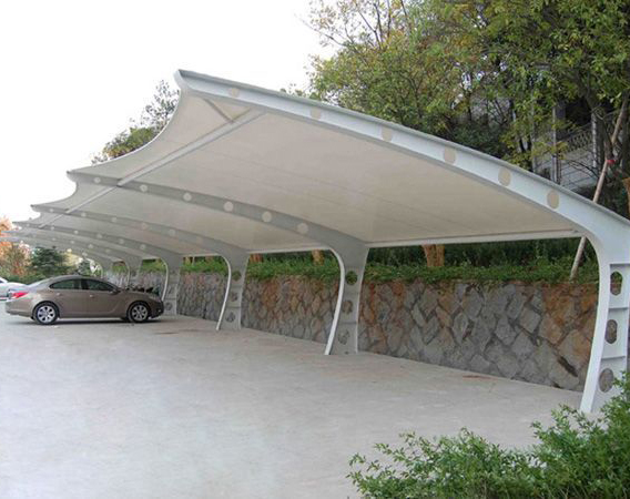 阐发膜布局车棚为汽车带来了哪些保证