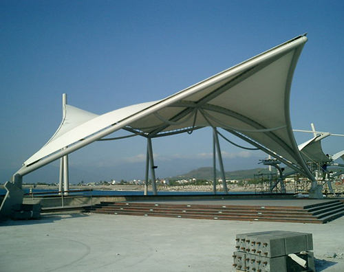 充气膜布局设想与施工