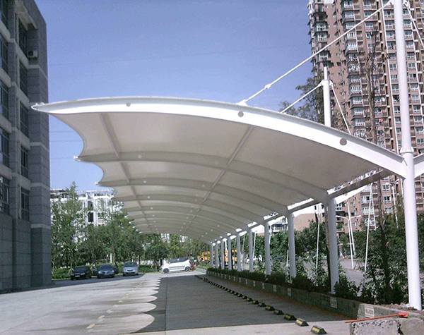 膜布局车棚 膜布局车棚