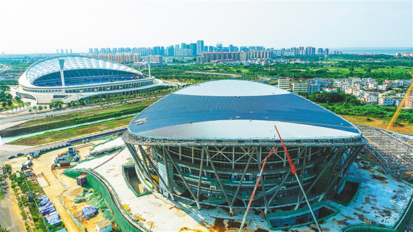 海口五源河体裁中间二期体育馆 海口五源河体裁中间二期体育馆