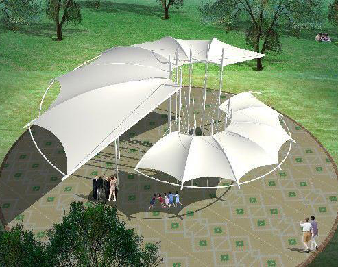 遴选景观膜布局材料须要注重的事变