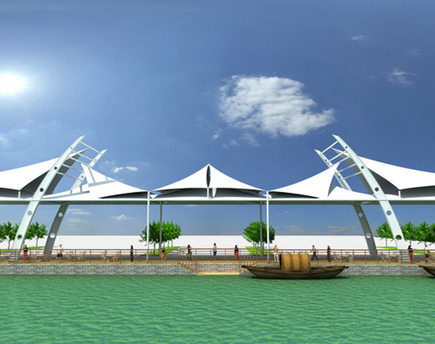 张拉膜规划工程旱季施工办法及完工验收