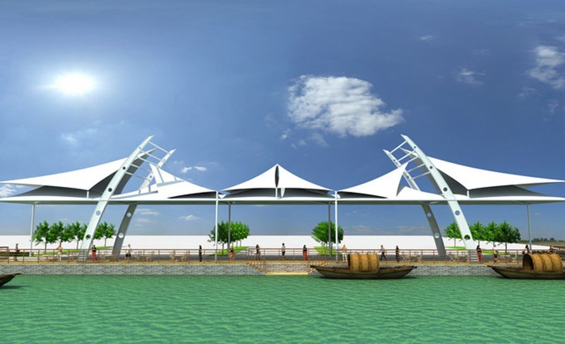 张拉膜布局工程