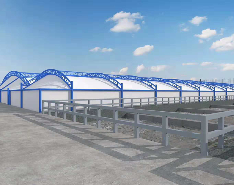 污水池反吊膜加盖的出产建造流程