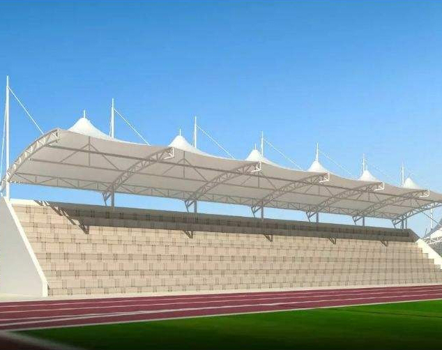 运动场膜布局看台的土建施工事变