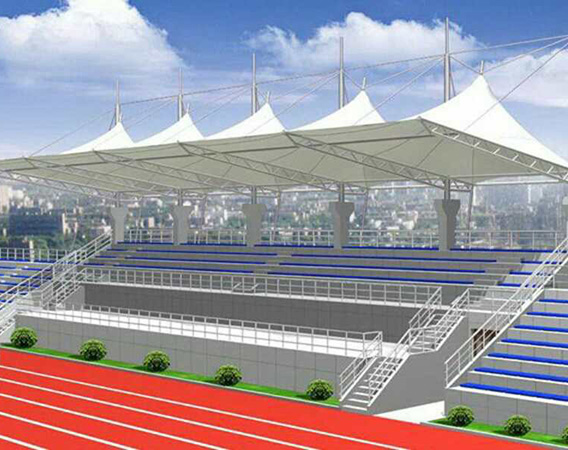 佛兰空间膜布局公司解读足球场膜布局看台