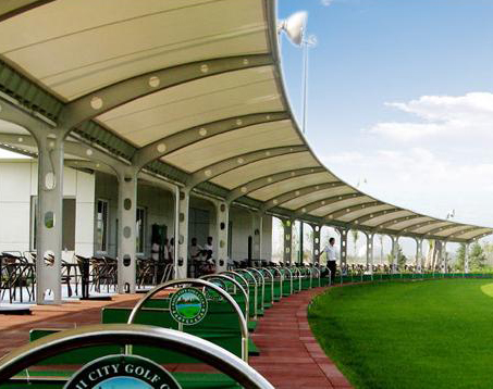 球场膜布局雨棚