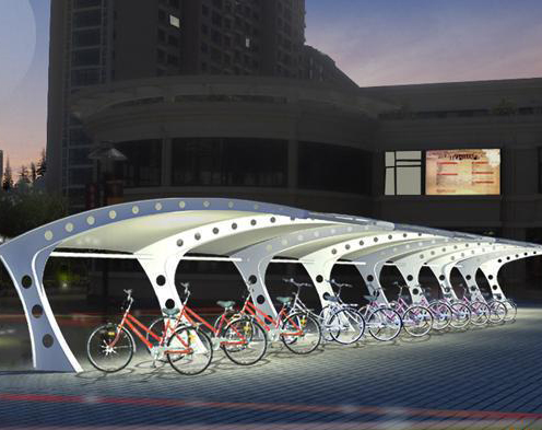 阛阓该当若何支配膜布局车棚？