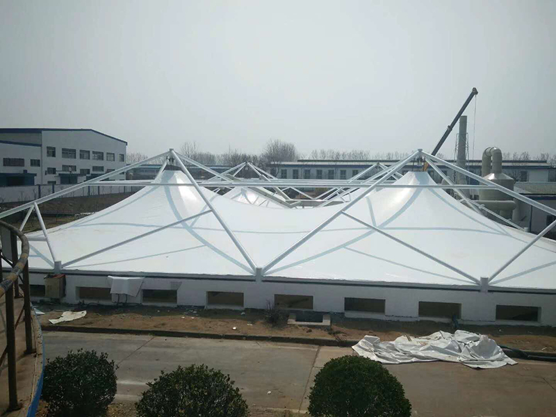 污水池加盖膜布局