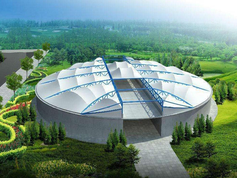 污水池加盖膜布局