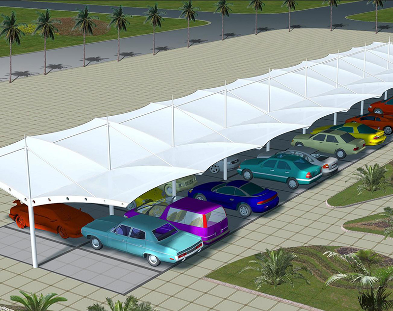 若何查抄膜布局泊车棚的品质？