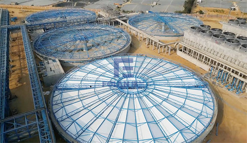 万平工程，福建某污水池加盖工程胜利落成