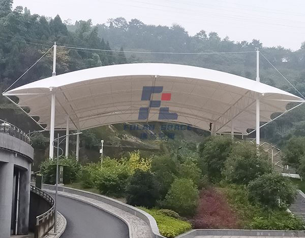 重庆大足网球场膜布局