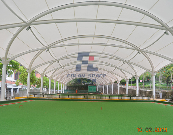 漳州门球场膜布局盖项